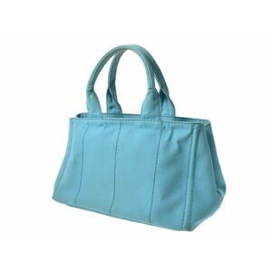 Prada Canapa Blue Canvas